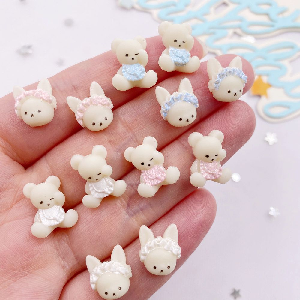 Resin Art Baby - 30Pcs Resin Kawaii Colorful 3D Mini