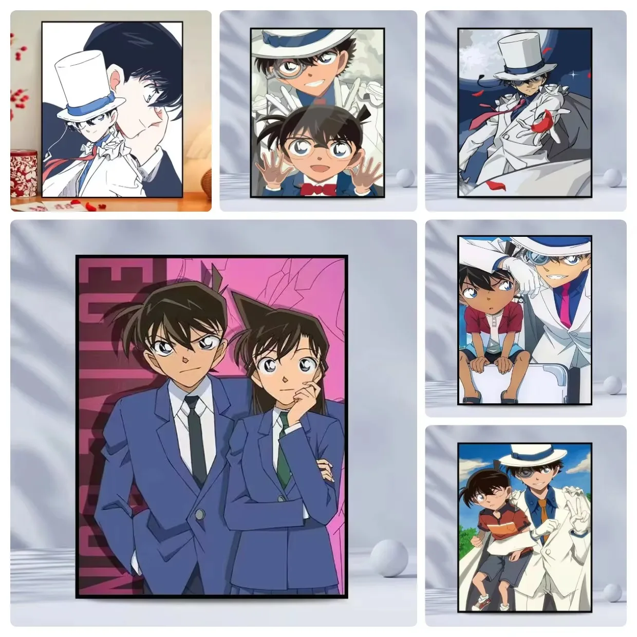 Resin Art Work - Diamond Painting Detective Conan Japanese Anime
