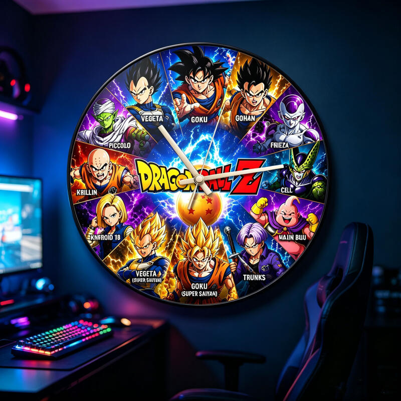 Resin Art Wallpaper - Dragon Ball Z Anime Round Wall