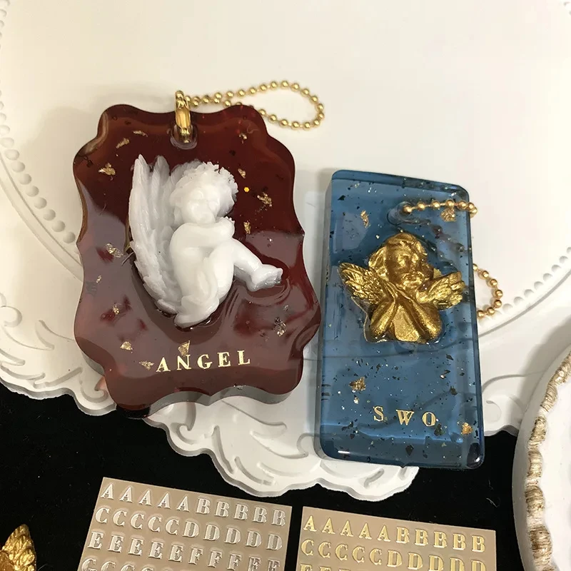 2Pcs Metal 26 Mini Alphabet De - Resin Art Alphabet ulasan dan harga