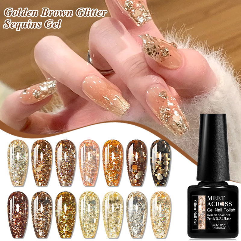 7ml Golden Brown Glitter Sequi - Resin Art Equipment ulasan dan harga