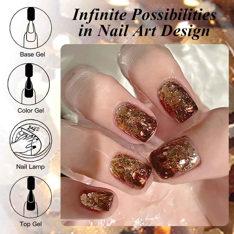 7ml Golden Brown Glitter Sequi - Resin Art Equipment ulasan dan harga