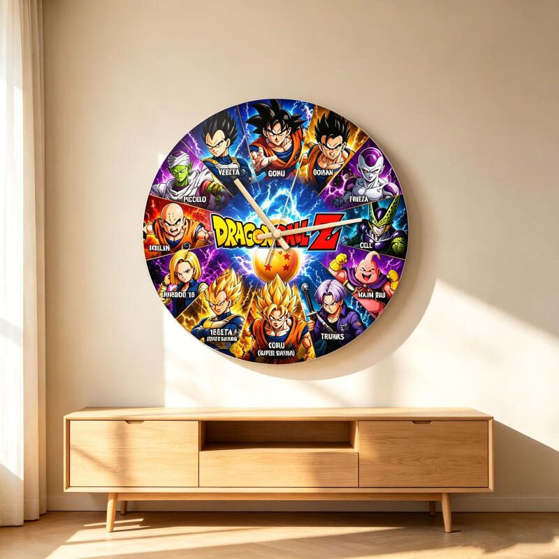 Dragon Ball Z Anime Round Wall - Resin Art Wallpaper ulasan dan harga