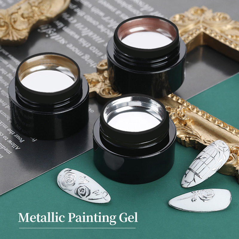 BORN PRETTY 5ml Metal Gel Nail - Resin Art Rose ulasan dan harga