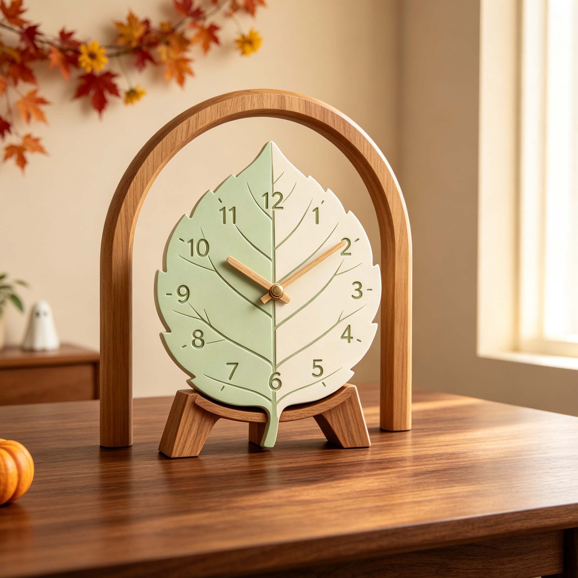 Clock Silicone Molds Leaf Vein - Resin Art Wallpaper ulasan dan harga