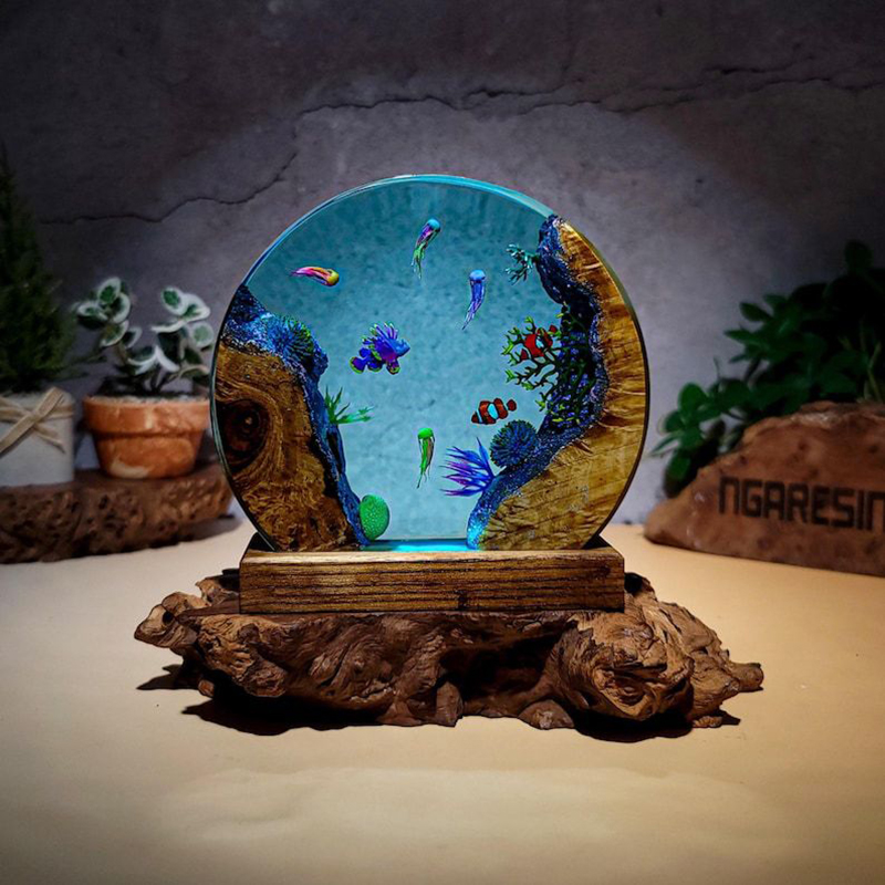 Ocean Aquarium Organism Resin  - Resin Art Baby ulasan dan harga