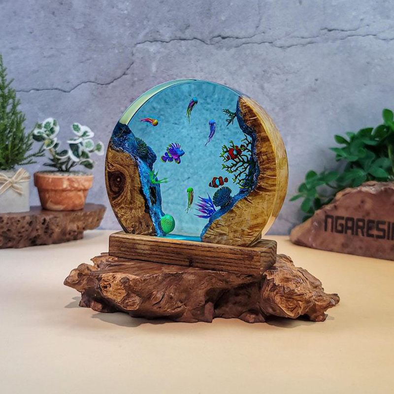 Ocean Aquarium Organism Resin  - Resin Art Baby ulasan dan harga