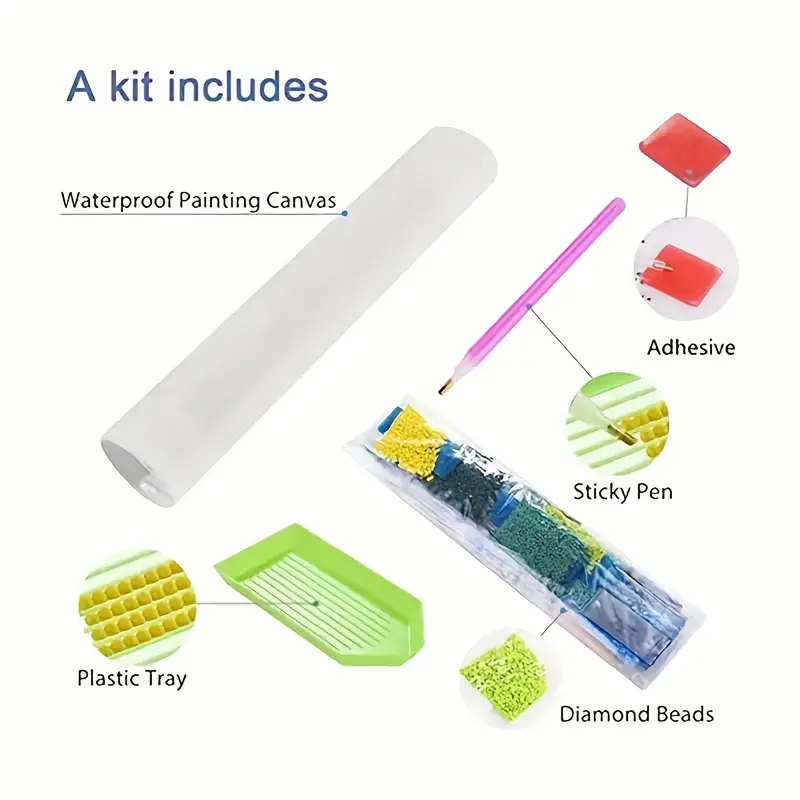 DIY Diamond Painting Colorful  - Resin Art Wallpaper ulasan dan harga