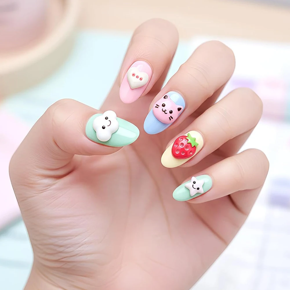 3D Silicone Gel Nail Art Molds - Resin Art Equipment ulasan dan harga