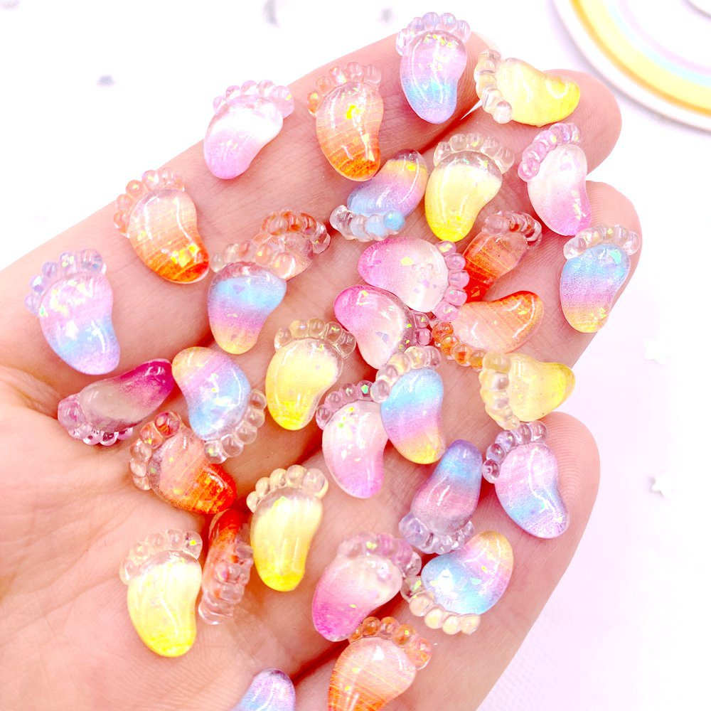 50pcs Glitter Resin Colorful M - Resin Art Baby ulasan dan harga