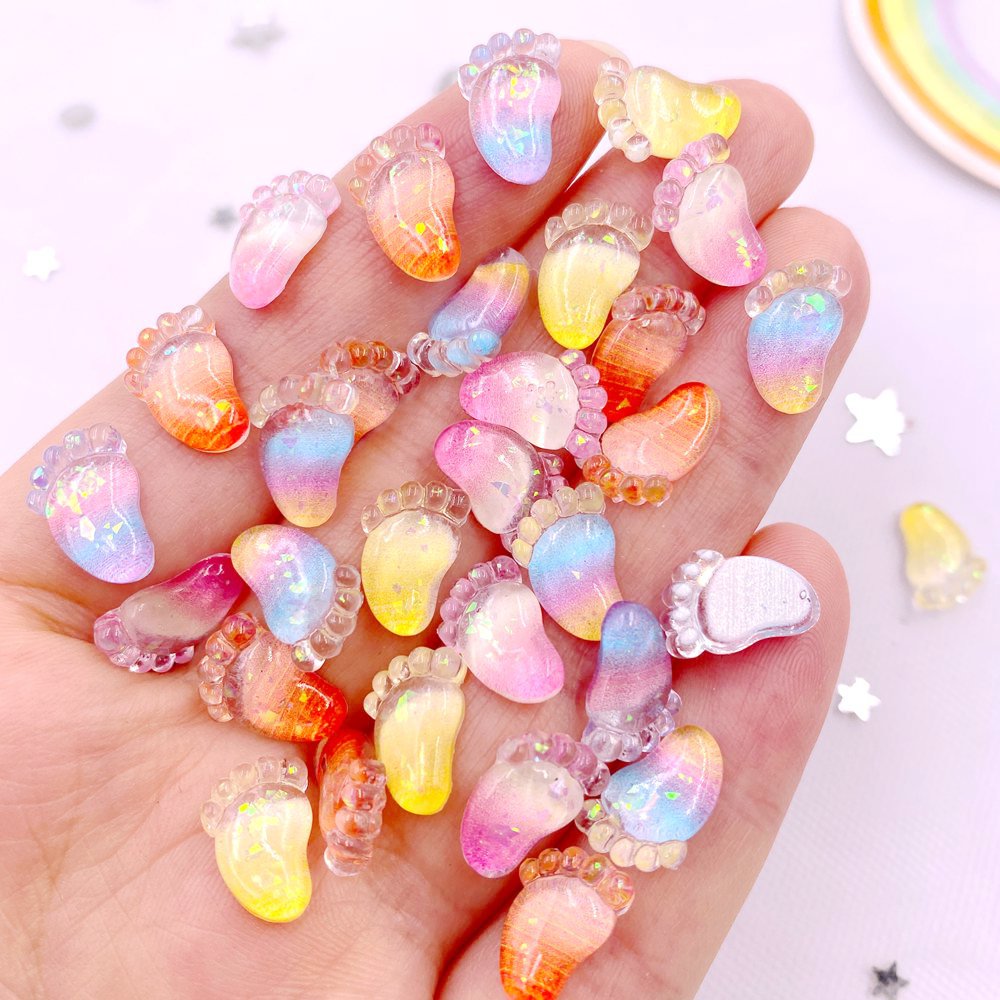 50pcs Glitter Resin Colorful M - Resin Art Baby ulasan dan harga