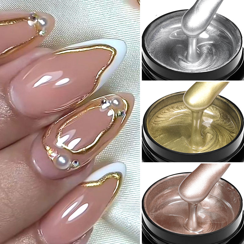 8ml Metal Painting Gel Nail Po - Resin Art Rose ulasan dan harga