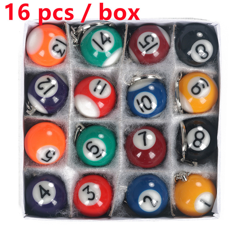 16pcs/Set Mini Billiards Shape - Resin Art Alphabet ulasan dan harga